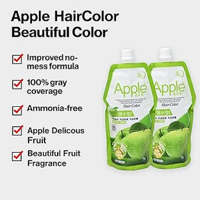 Premium Quality Apple 72 and 96 Ammonia Free Black Hair Color lFree Deliveryl