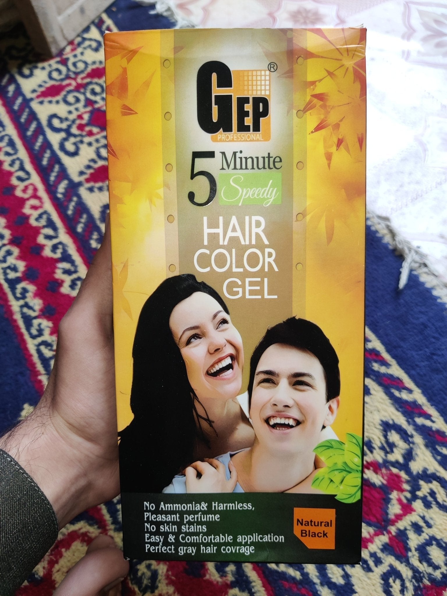 GEP PROFESSIONAL 5 MIN SPEEDY HAIR COLOR GEL 2 BOTTLE 1000 ML