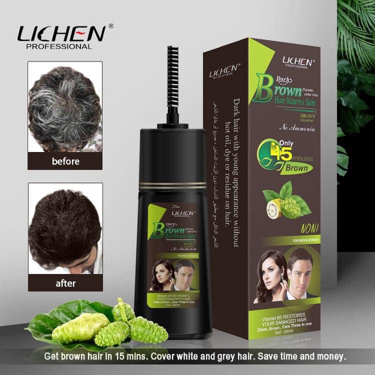 Lichen Hair Color Shampoo 200ml